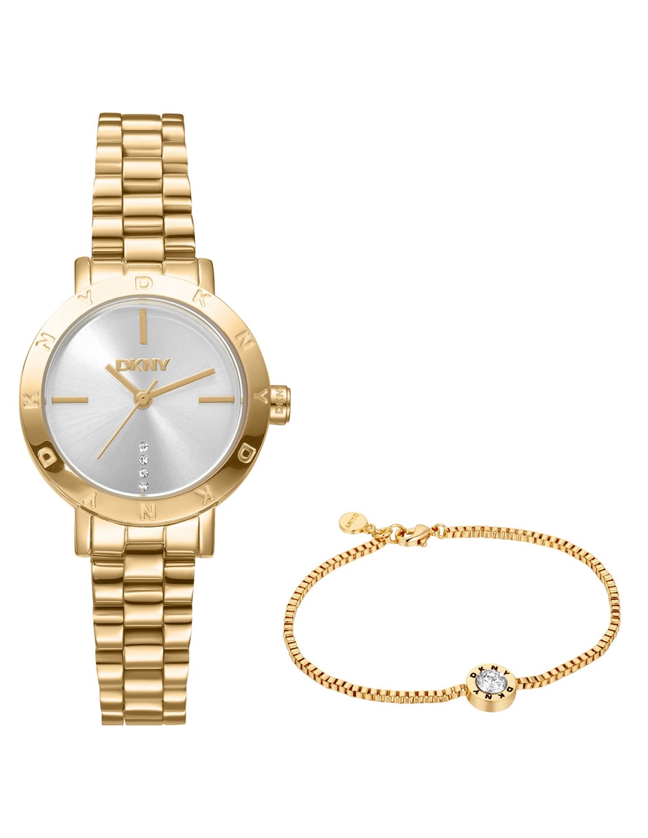 Reloj Dkny Silver Collection Para Mujer Dk1L165M0065