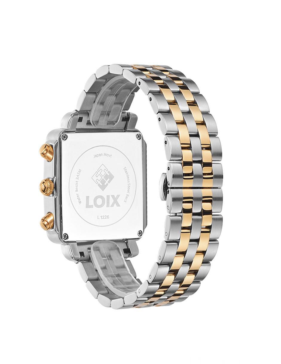 Reloj Loix Fashion unisex L1226-1 bicolor