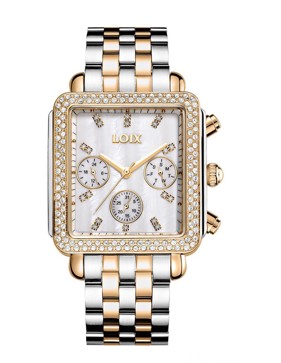Reloj Loix Fashion unisex L1226-1 bicolor