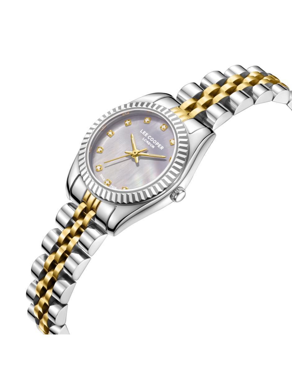 Reloj lee cooper two tone collection para mujer lc08243.290