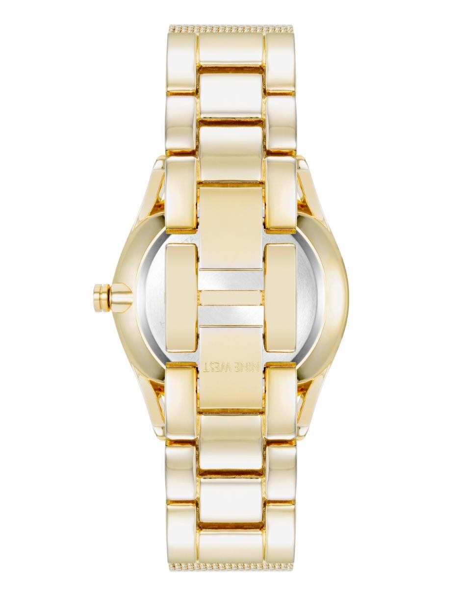 Reloj Nine West Gold Collection para mujer NW1922BKGB