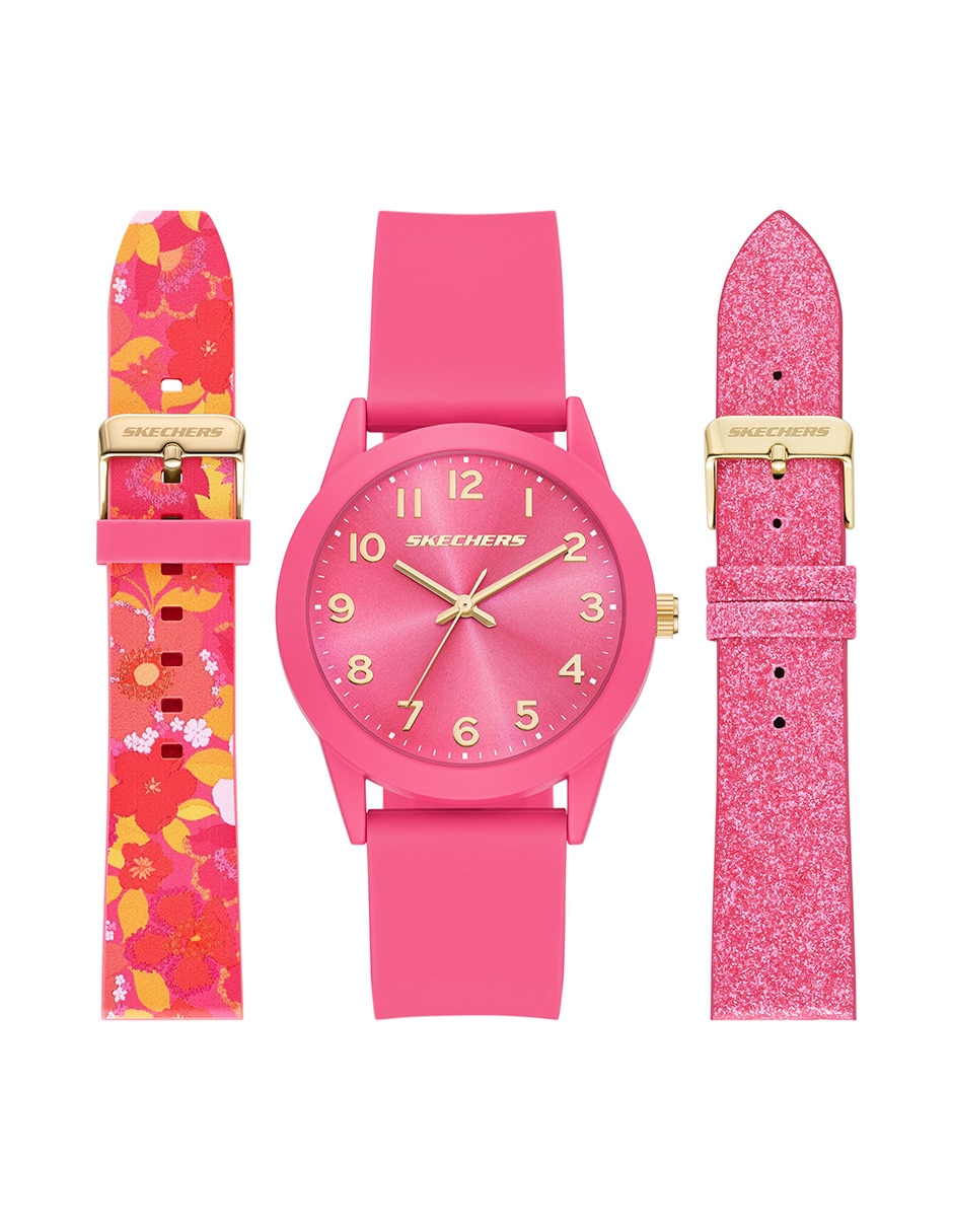 Box set Skechers Printed Interchangeable Straps para mujer SR9151