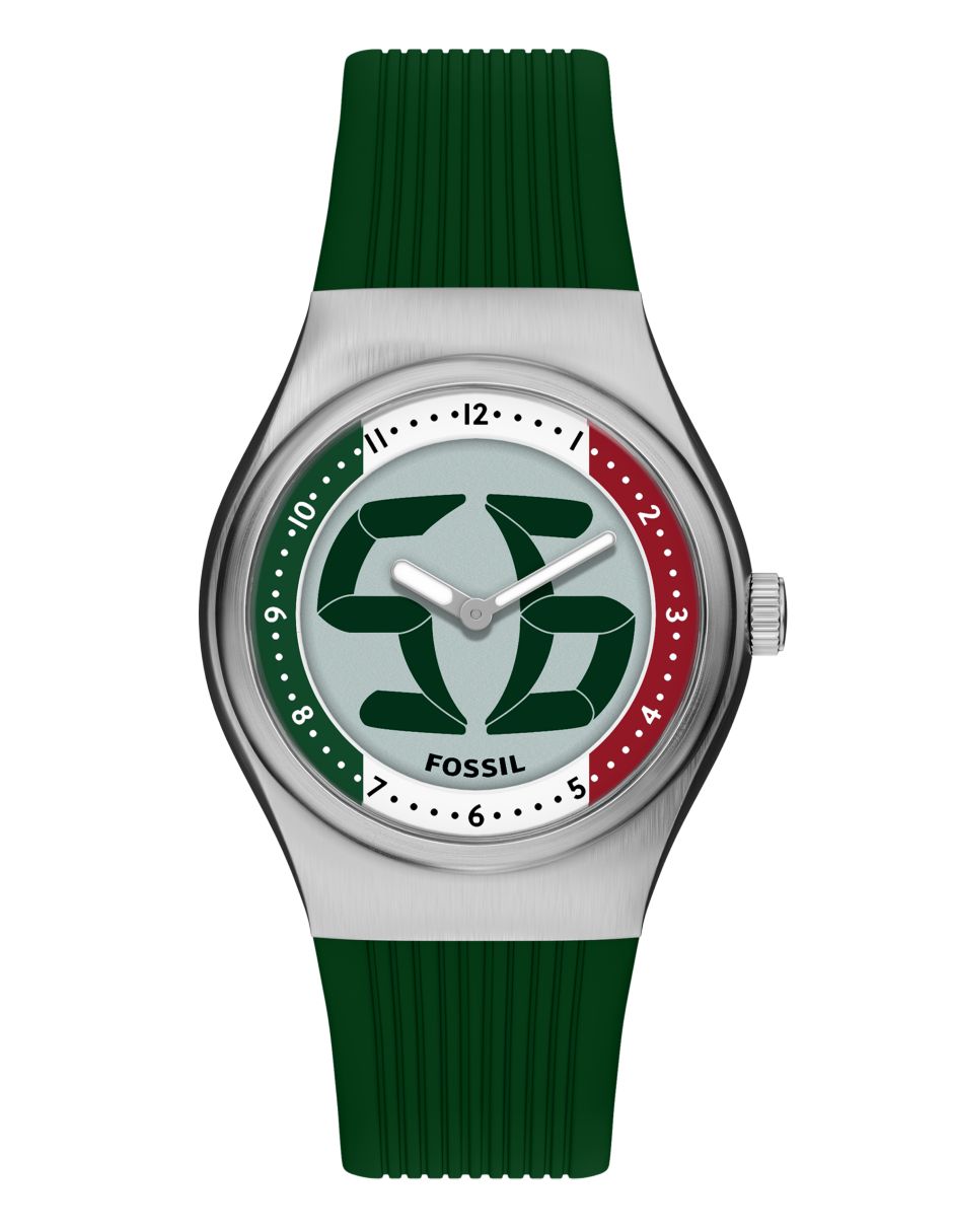 Reloj Fossil Big Tic World Flags Edición Limitada México E Italia para hombre Le1236
