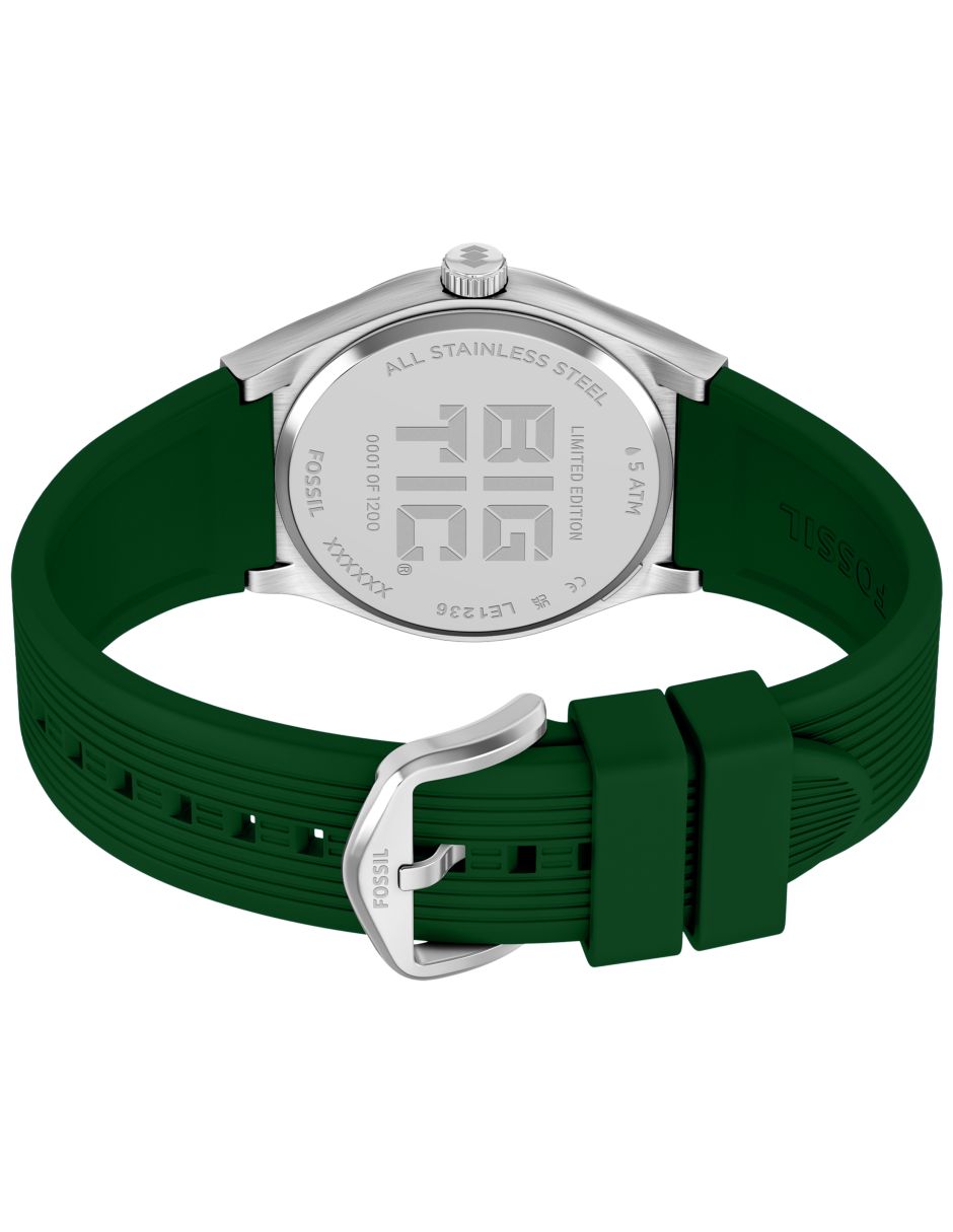 Reloj Fossil Big Tic World Flags Edición Limitada México E Italia para hombre Le1236