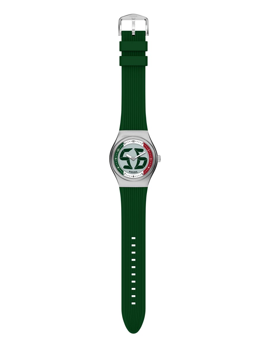 Reloj Fossil Big Tic World Flags Edición Limitada México E Italia para hombre Le1236