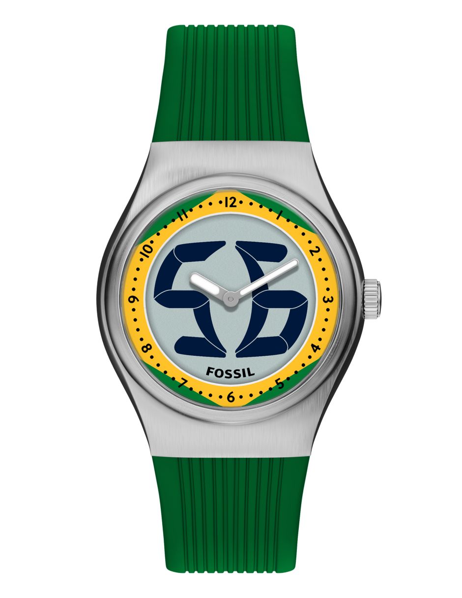 Reloj Big Tic World Flags Ediciã³N Limitada Brasil para hombre LE1243