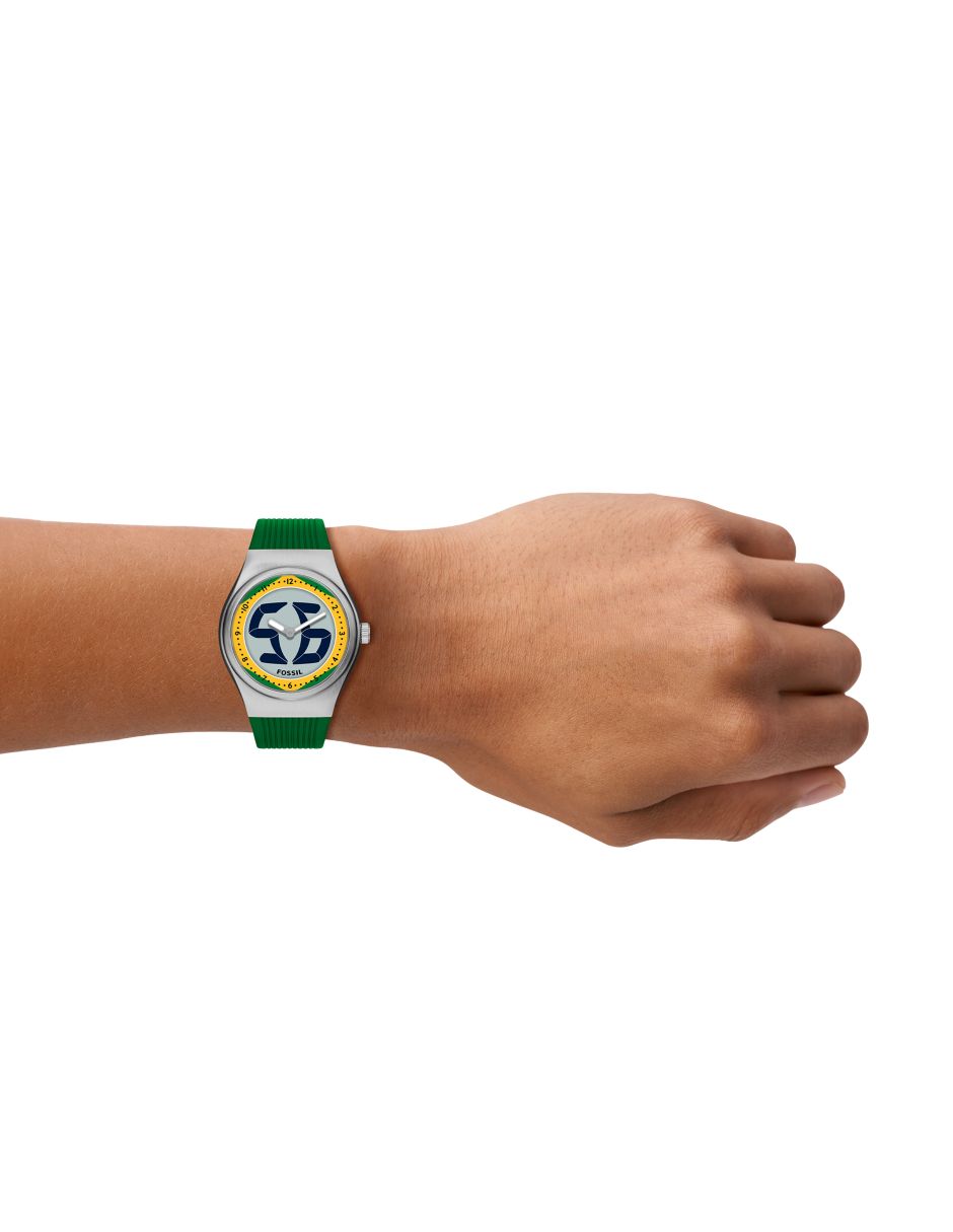 Reloj Big Tic World Flags Ediciã³N Limitada Brasil para hombre LE1243 4