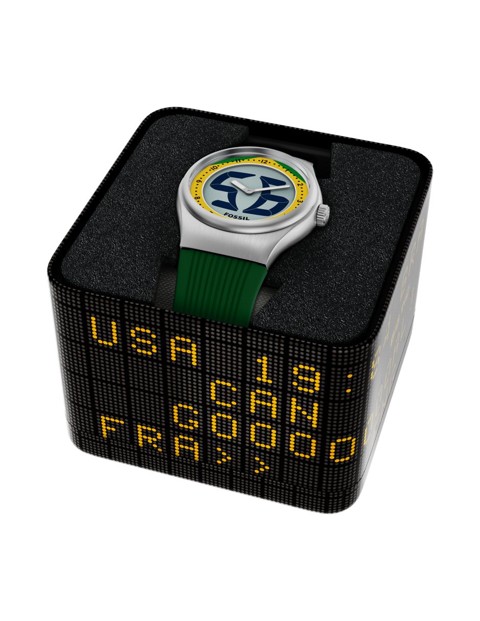 Reloj Big Tic World Flags Ediciã³N Limitada Brasil para hombre LE1243 5