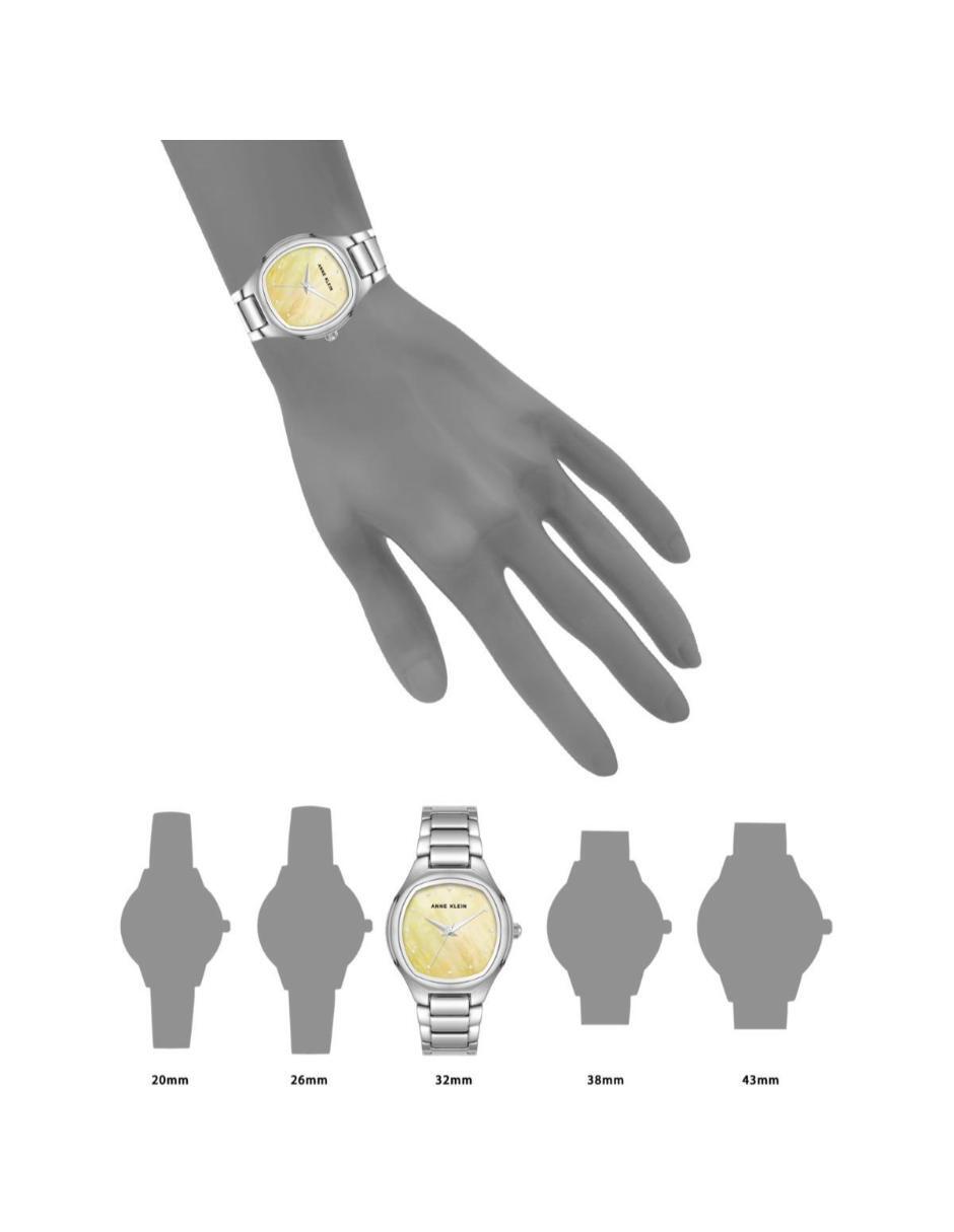 Reloj Silver para mujer Ak5133ylsv 3