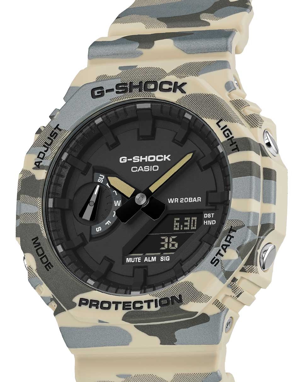 Reloj Camuflaje para hombre GA 2100CM 5ACR