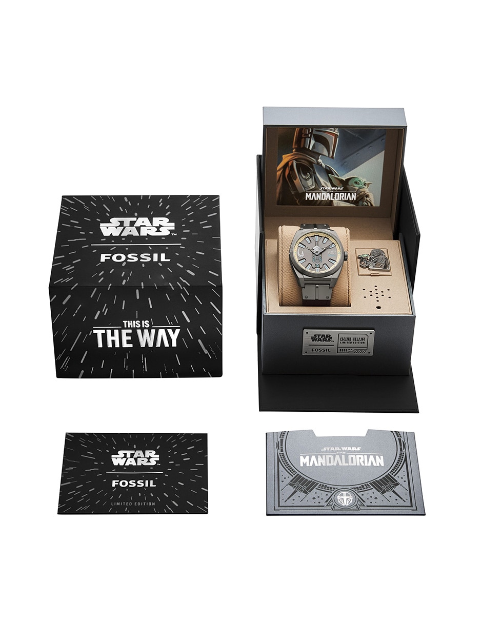 Reloj Set Edición Limitada Star Wars Mandalorian para hombre Le1245set 9