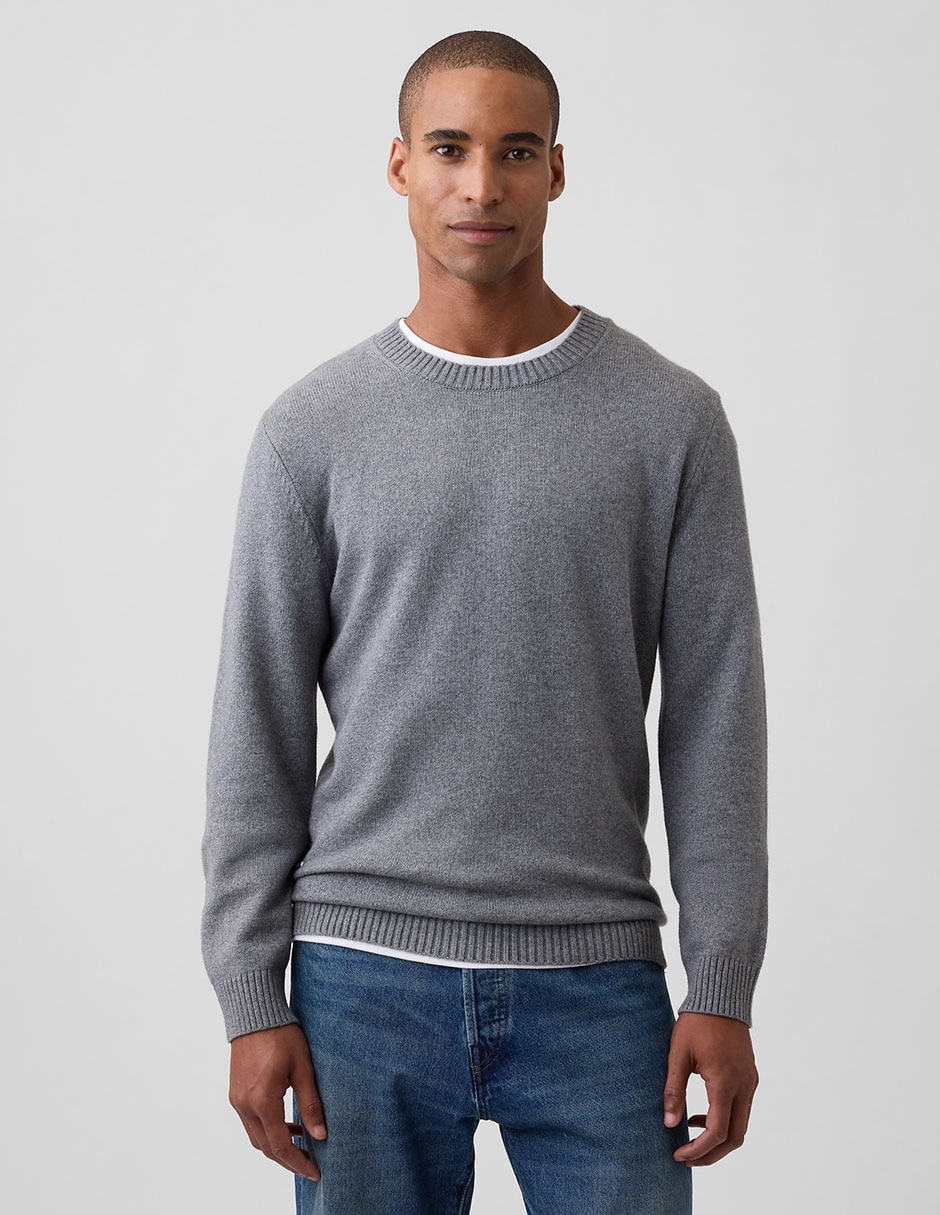 Suéter cuello redondo para hombre