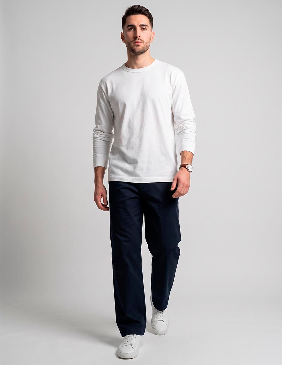 Playera manga larga para hombre Playera manga larga para hombre