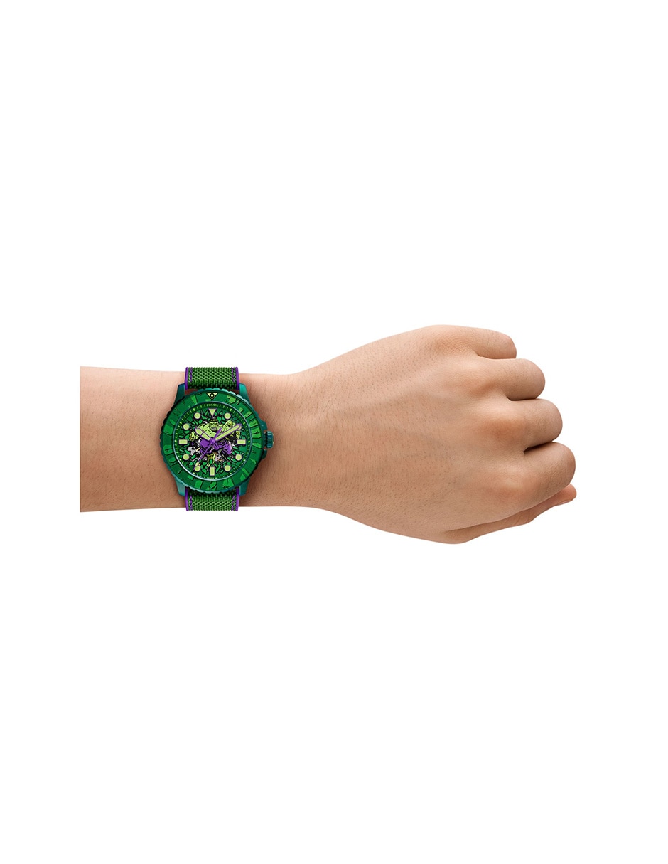 Reloj marvel x fossil edición limitada hulk para hombre le1246set 5