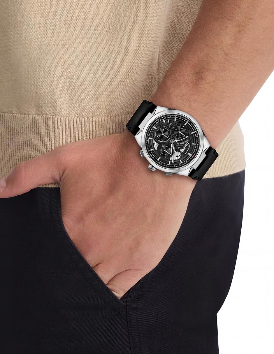 Reloj ck distinguish skeleton para hombre 25200575 6