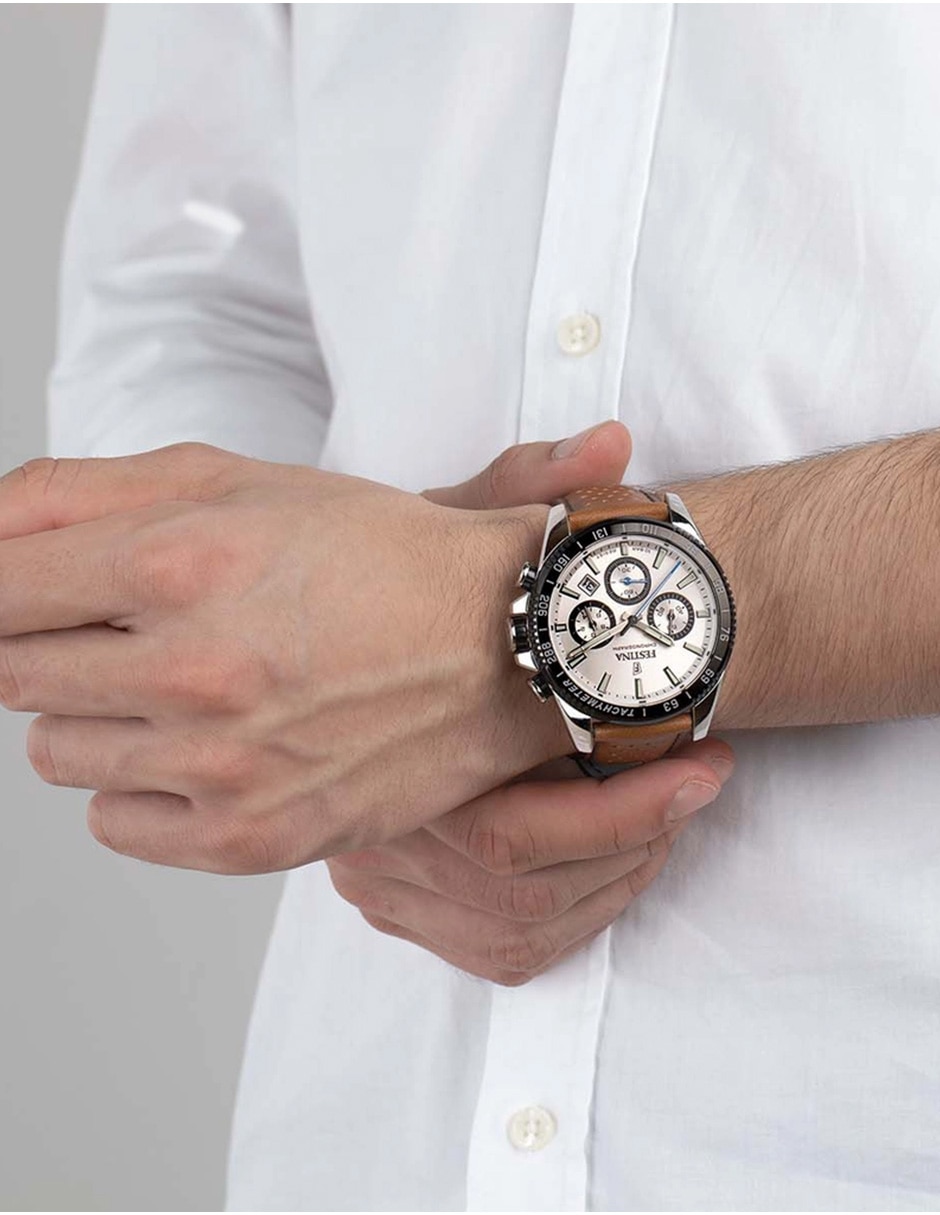 Reloj timeless chronograph para hombre f205611 3