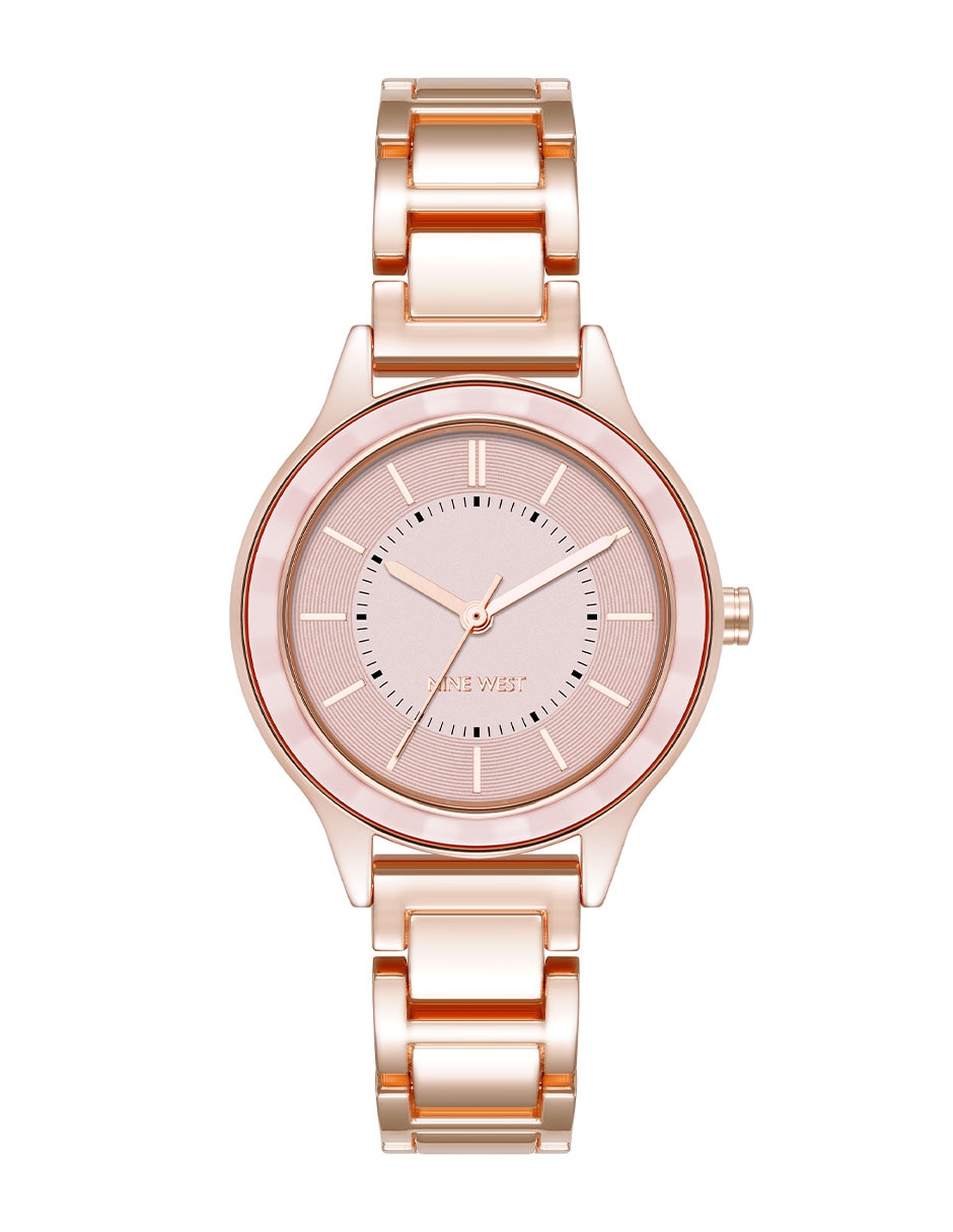 Reloj nine west rose gold collection para mujer nw3126kpgr