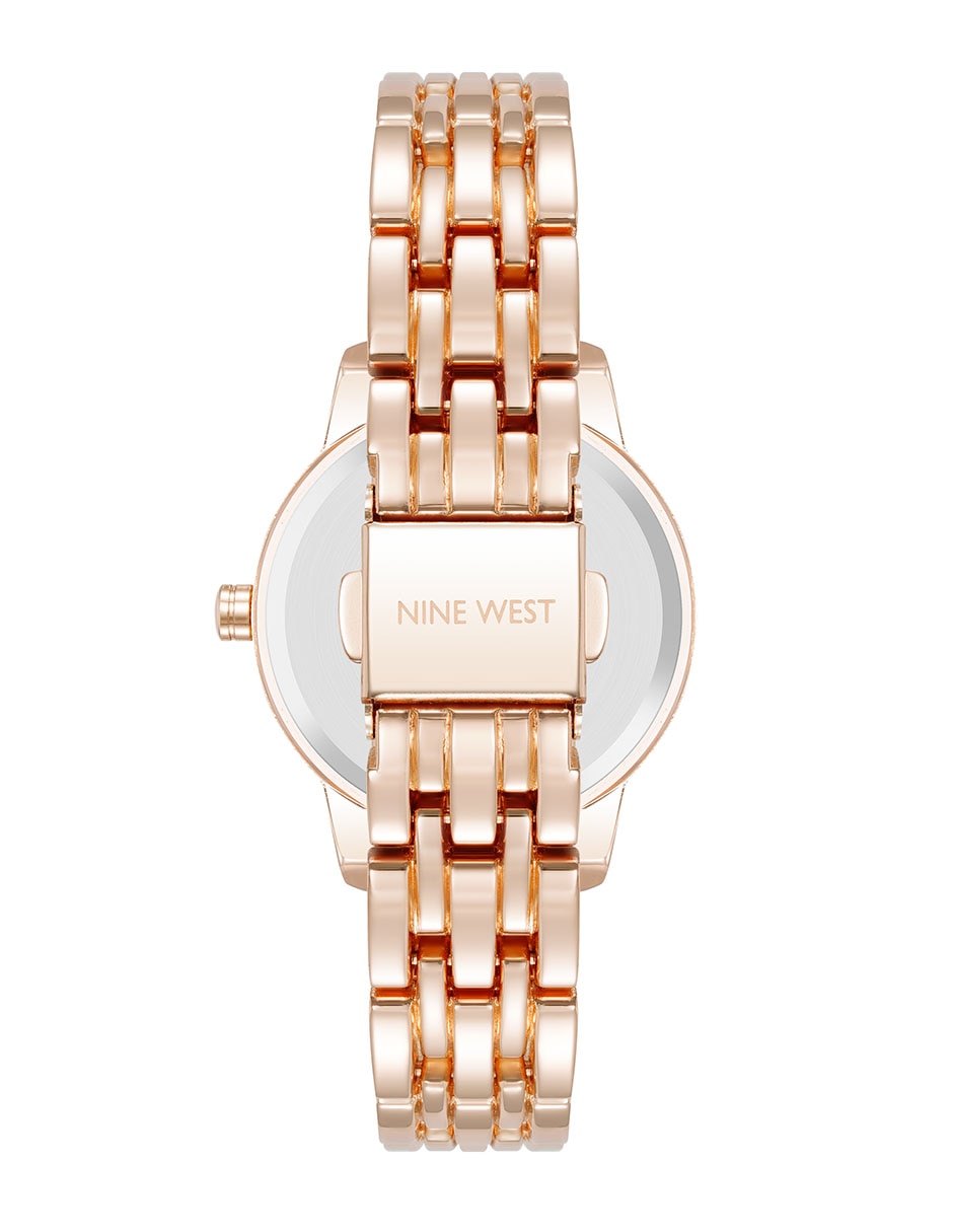 Reloj nine west rose gold collection para mujer nw3126grsv