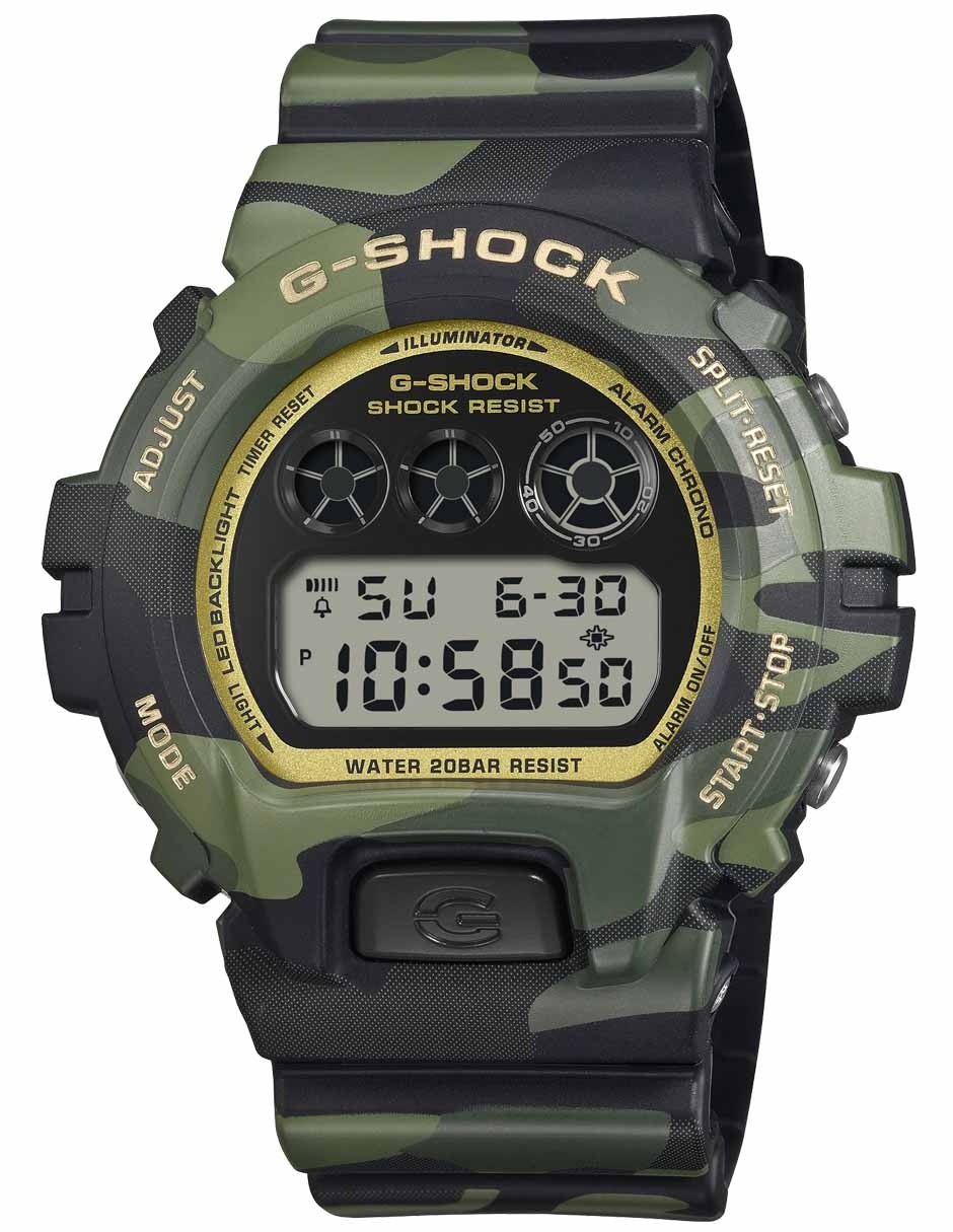 Reloj G-Shock Camuflaje para hombre Dw-6900cmg-3cr 1