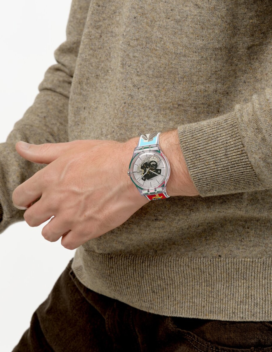 Reloj 2510 Swatch x You Canvas Destination unisex SUOK144-070 Reloj 2510 Swatch x You Canvas Destination unisex SUOK144-070