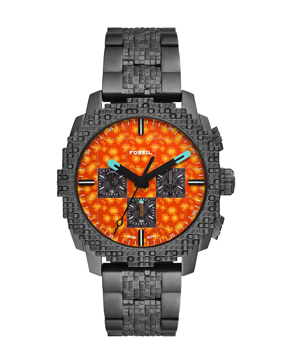 Reloj minecraft x fossil the nether para hombre le1251