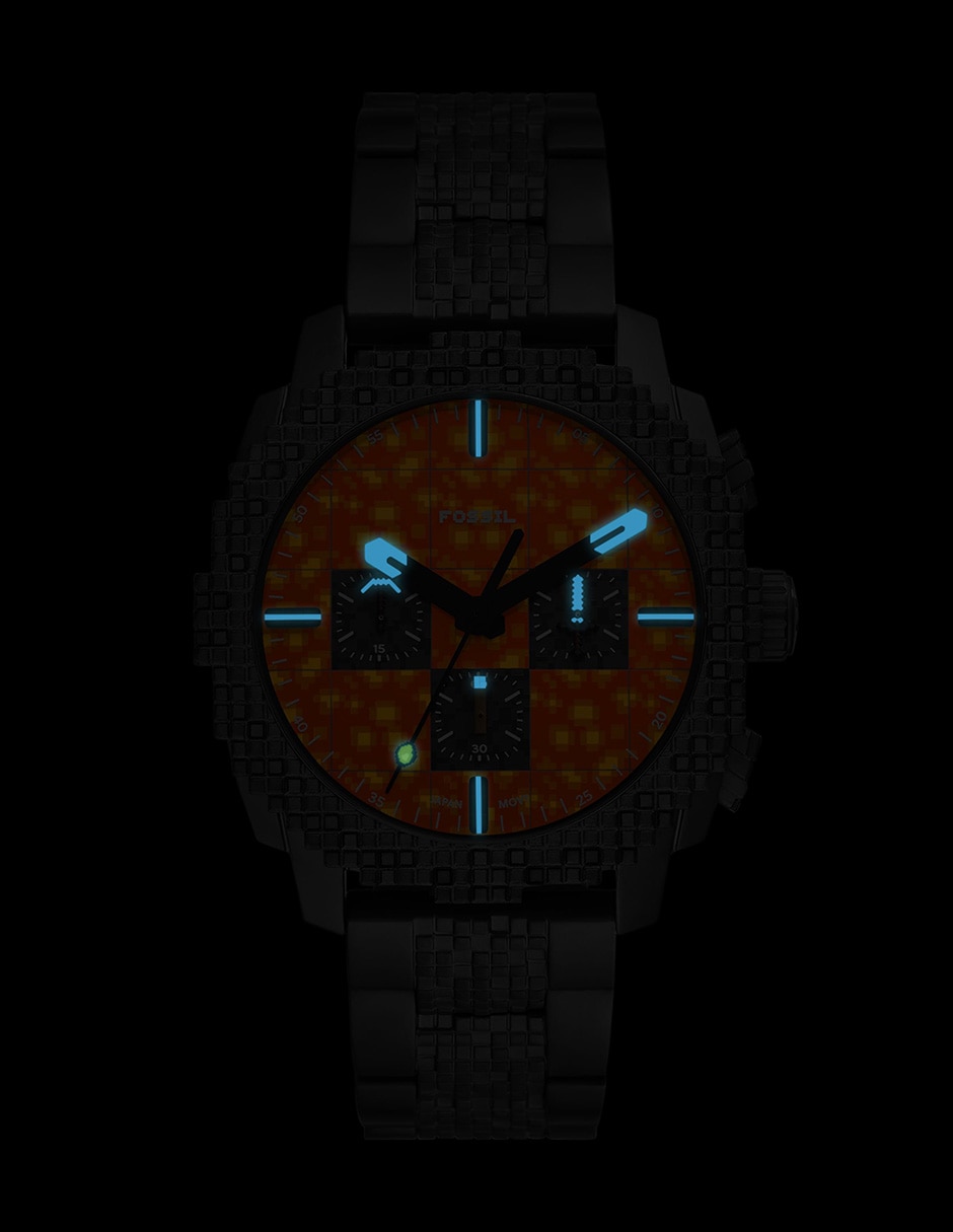 Reloj minecraft x fossil the nether para hombre le1251 4