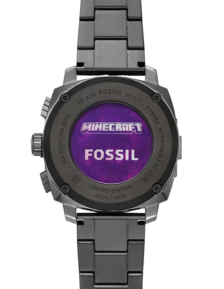 Reloj minecraft x fossil the nether para hombre le1251 6