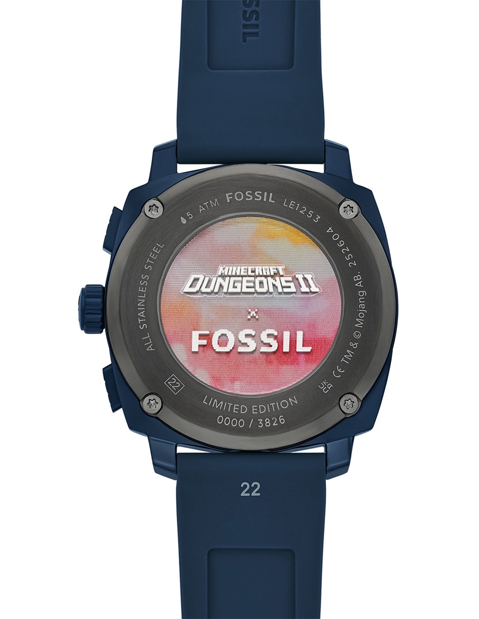 Reloj minecraft x fossil dungeons ii para hombre le1253 5