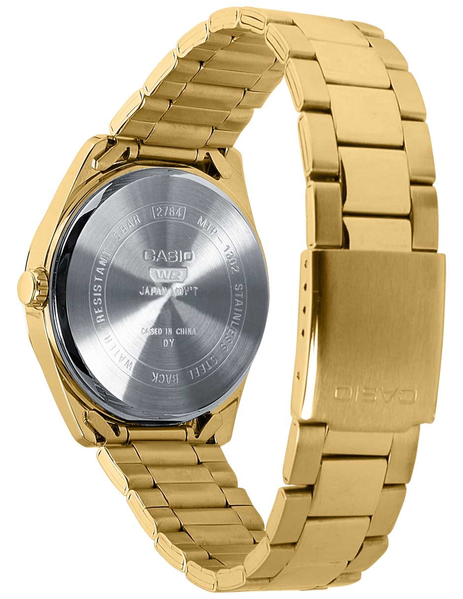 Reloj casio vintage para hombre mtp-1302pgc-3avcf 3