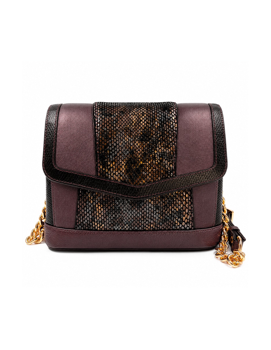 Bolsa crossbody de piel para mujer
