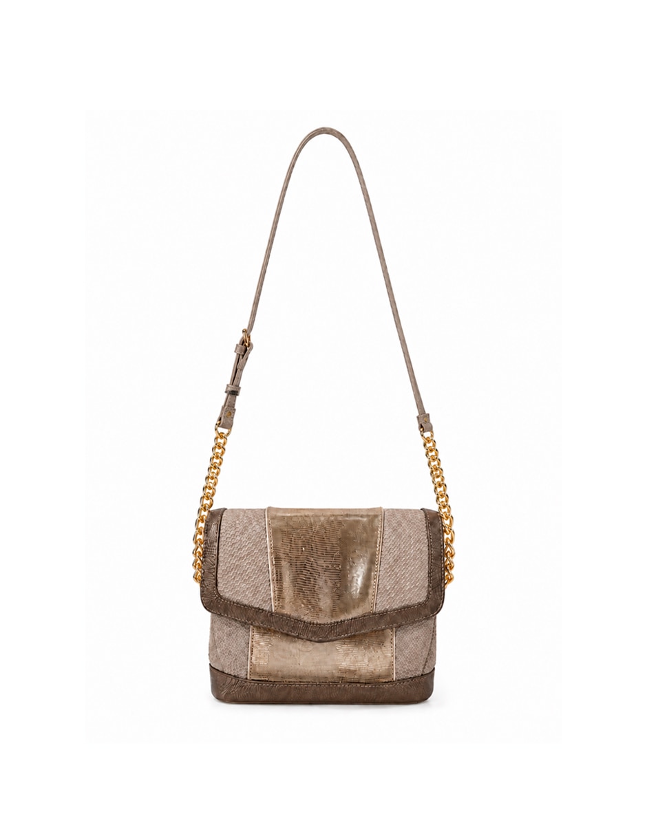 Bolsa crossbody de piel para mujer