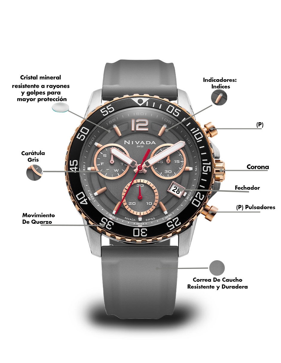 Reloj pulsera Moonmaster para hombre NP26235MBICGA 3