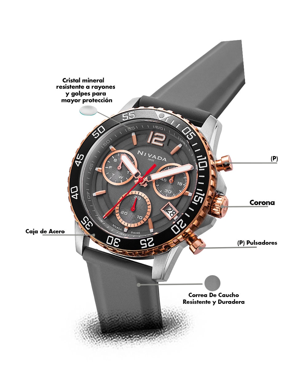 Reloj pulsera Moonmaster para hombre NP26235MBICGA 4