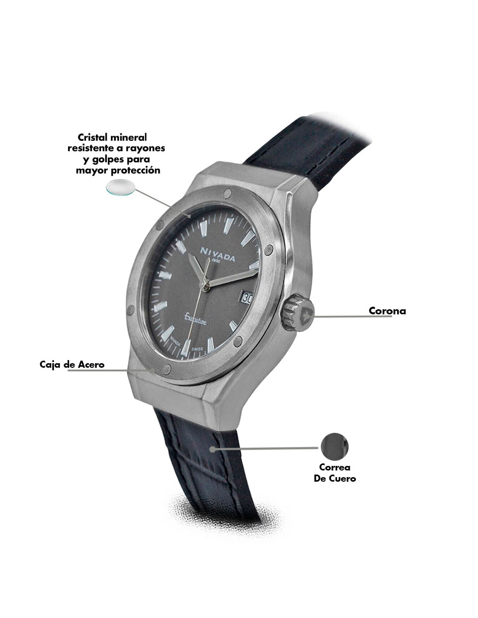 Reloj pulsera Executive para mujer NP21125LPVGI 4
