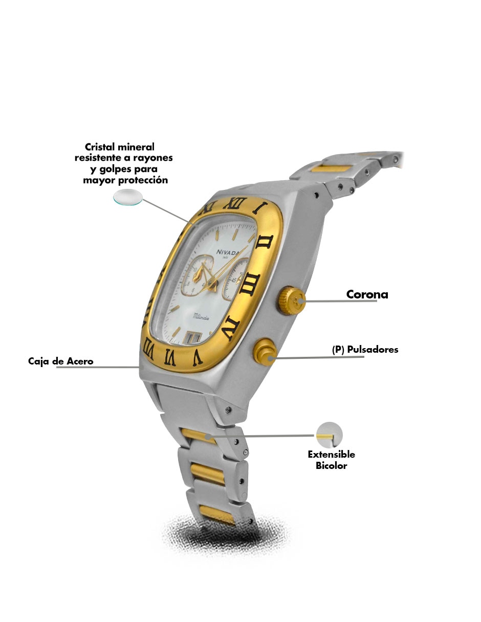 Reloj pulsera Millionaire para hombre NP7953MBICBI 4