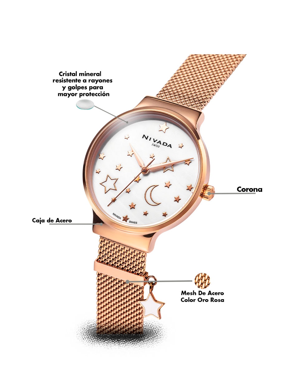 Reloj pulsera para mujer NP26068LDORBI 3