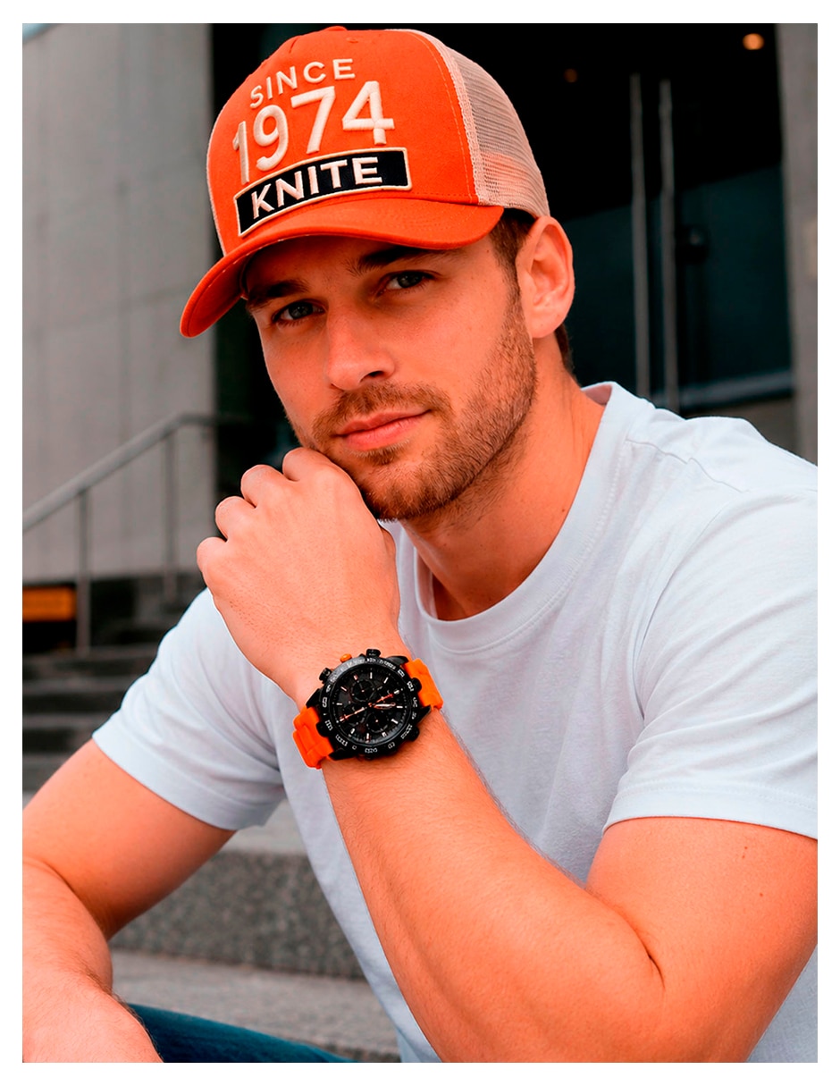 Reloj pulsera para hombre titan chrono black 8