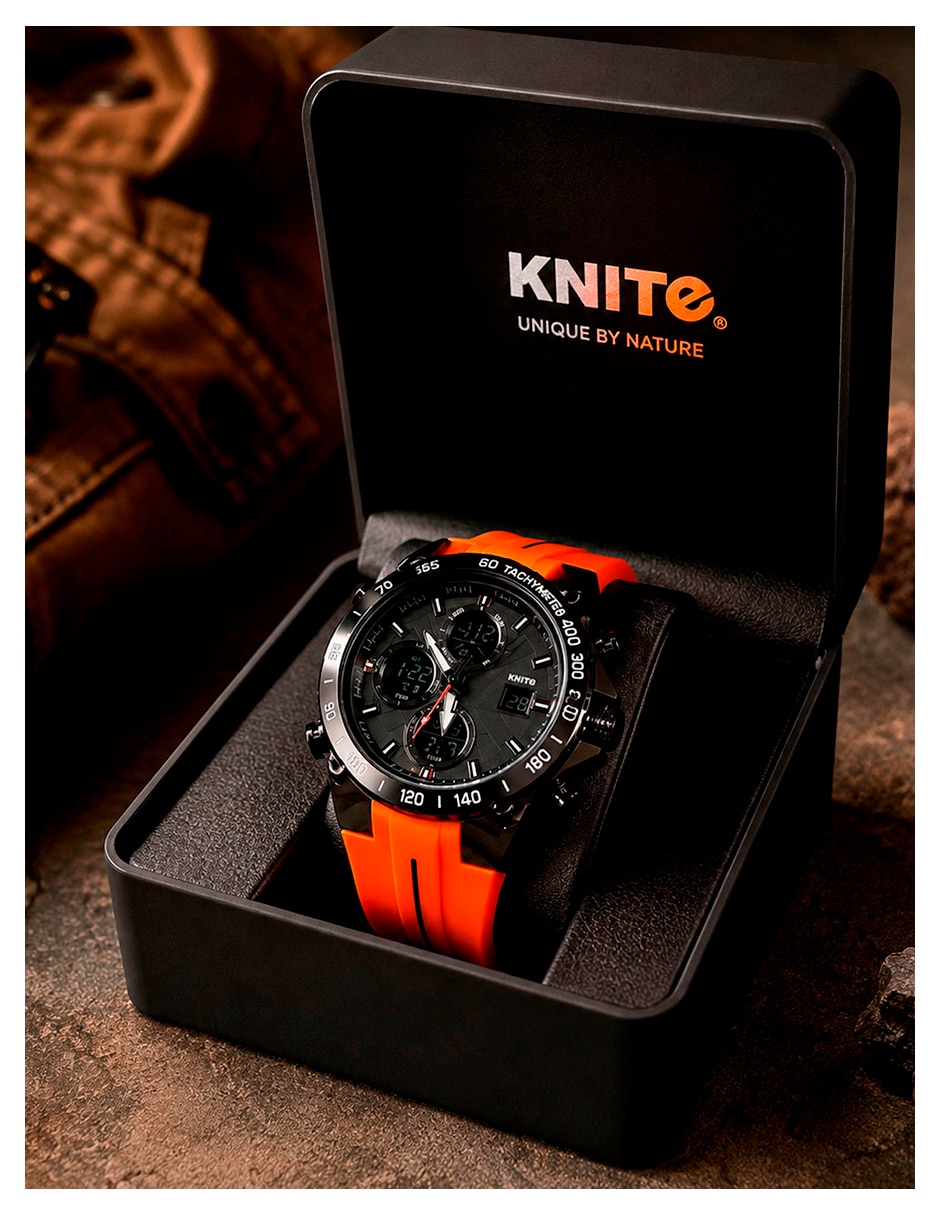 Reloj pulsera para hombre titan chrono black 4