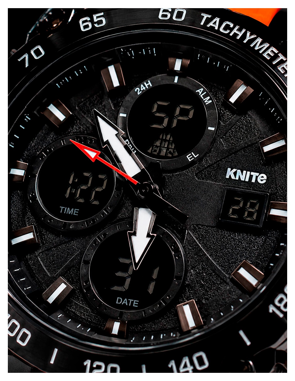 Reloj pulsera para hombre titan chrono black 3
