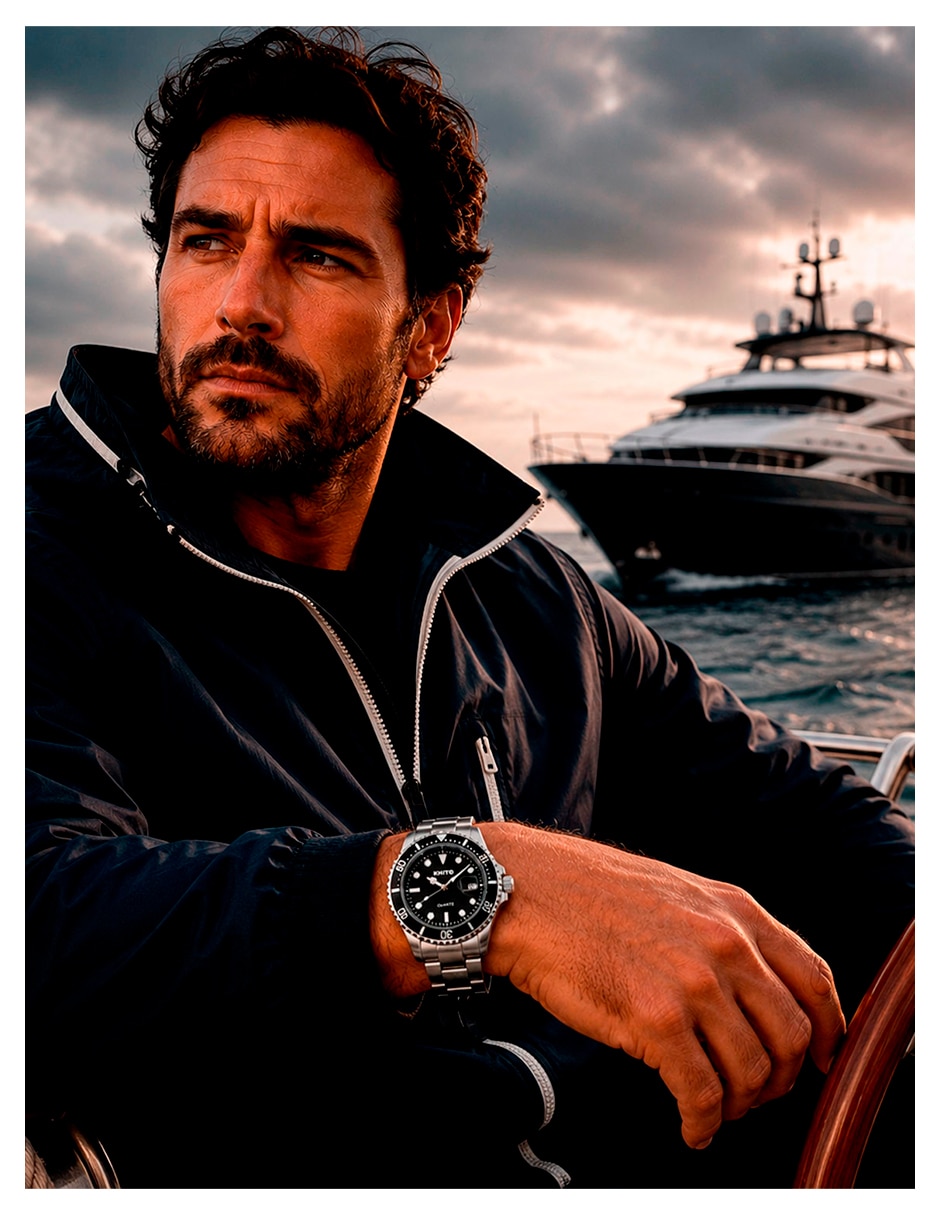 Reloj pulsera para hombre nautico 8