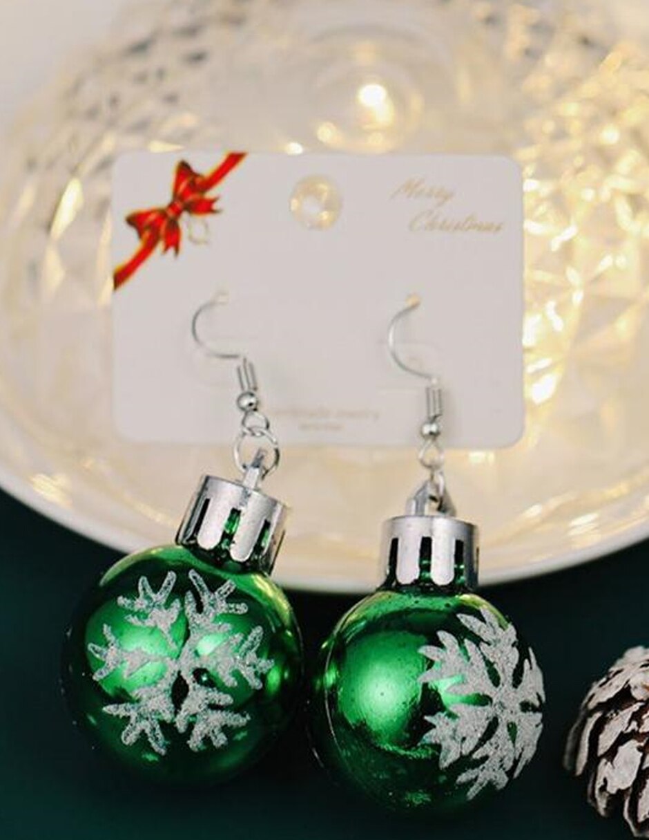Aretes largos de aleación metálica 3