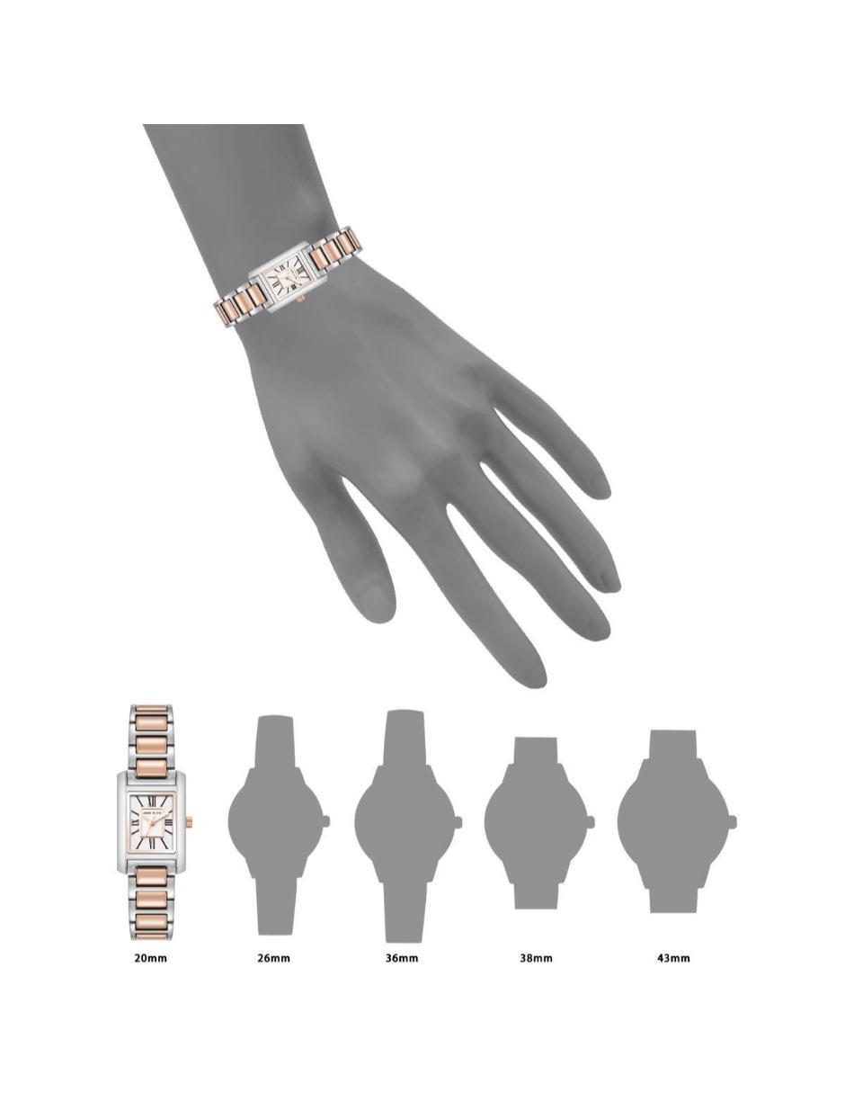 Reloj two tone para mujer ak5115svrt 3