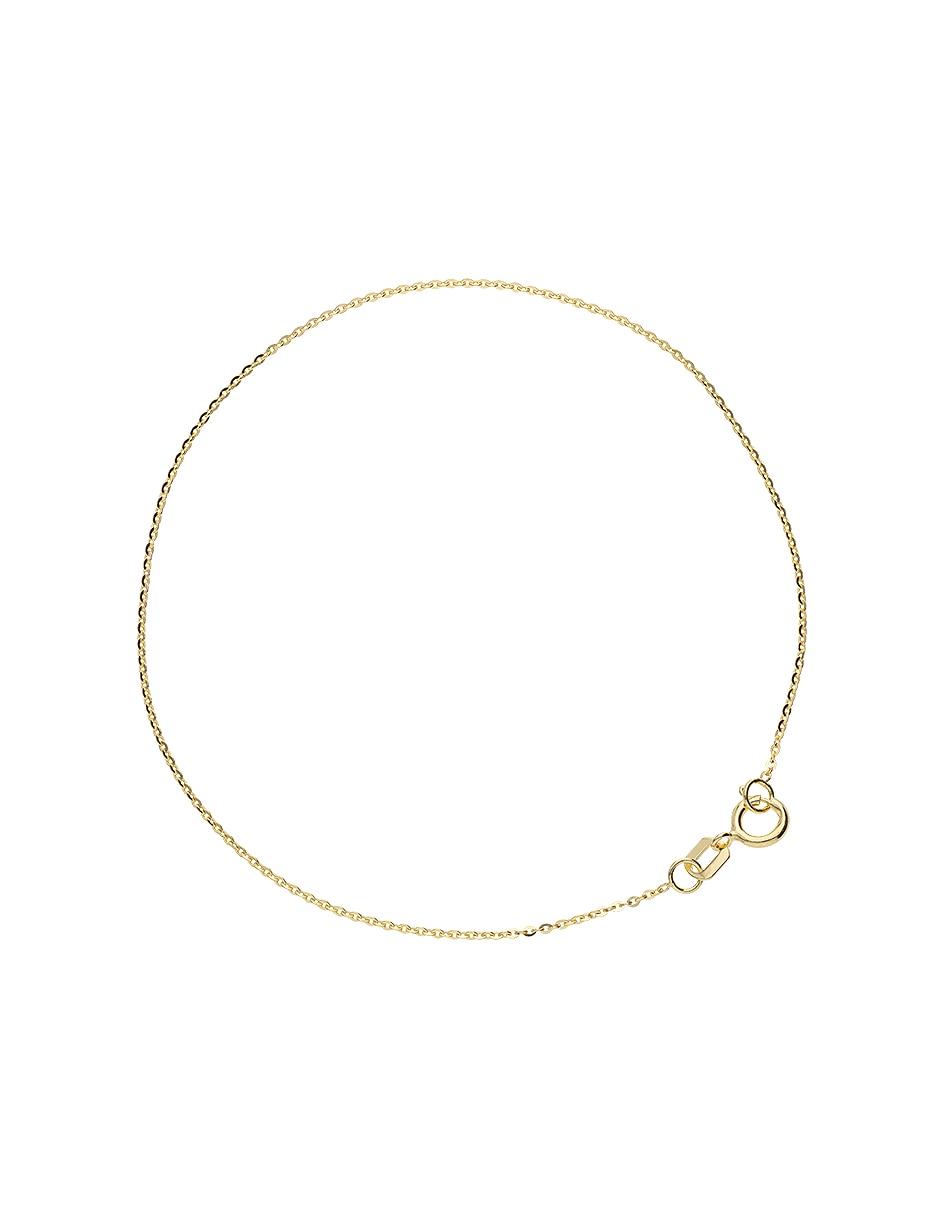 Pulsera de oro amarillo 14 k Clasicas acabado pulido