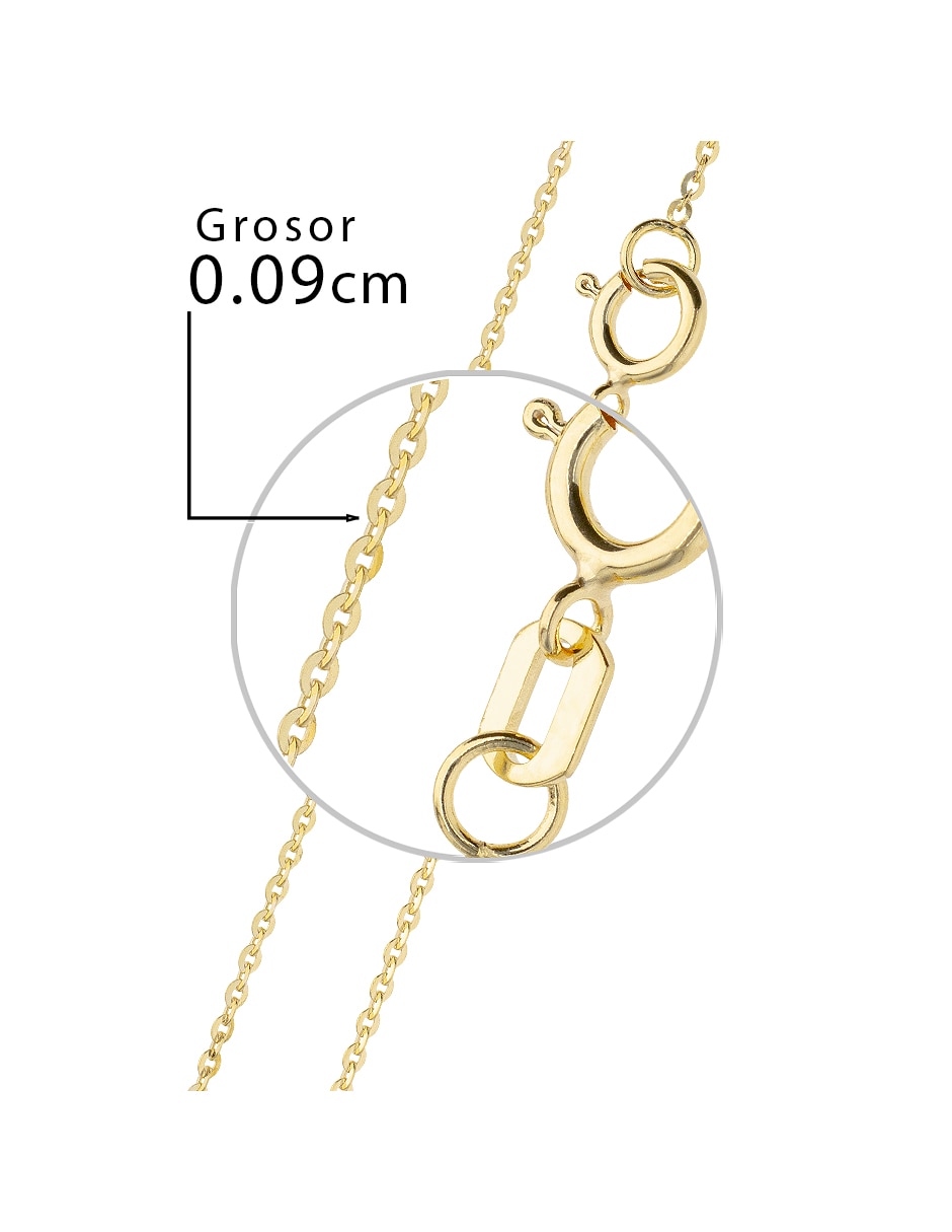 Pulsera de oro amarillo 14 k Clasicas acabado pulido 5