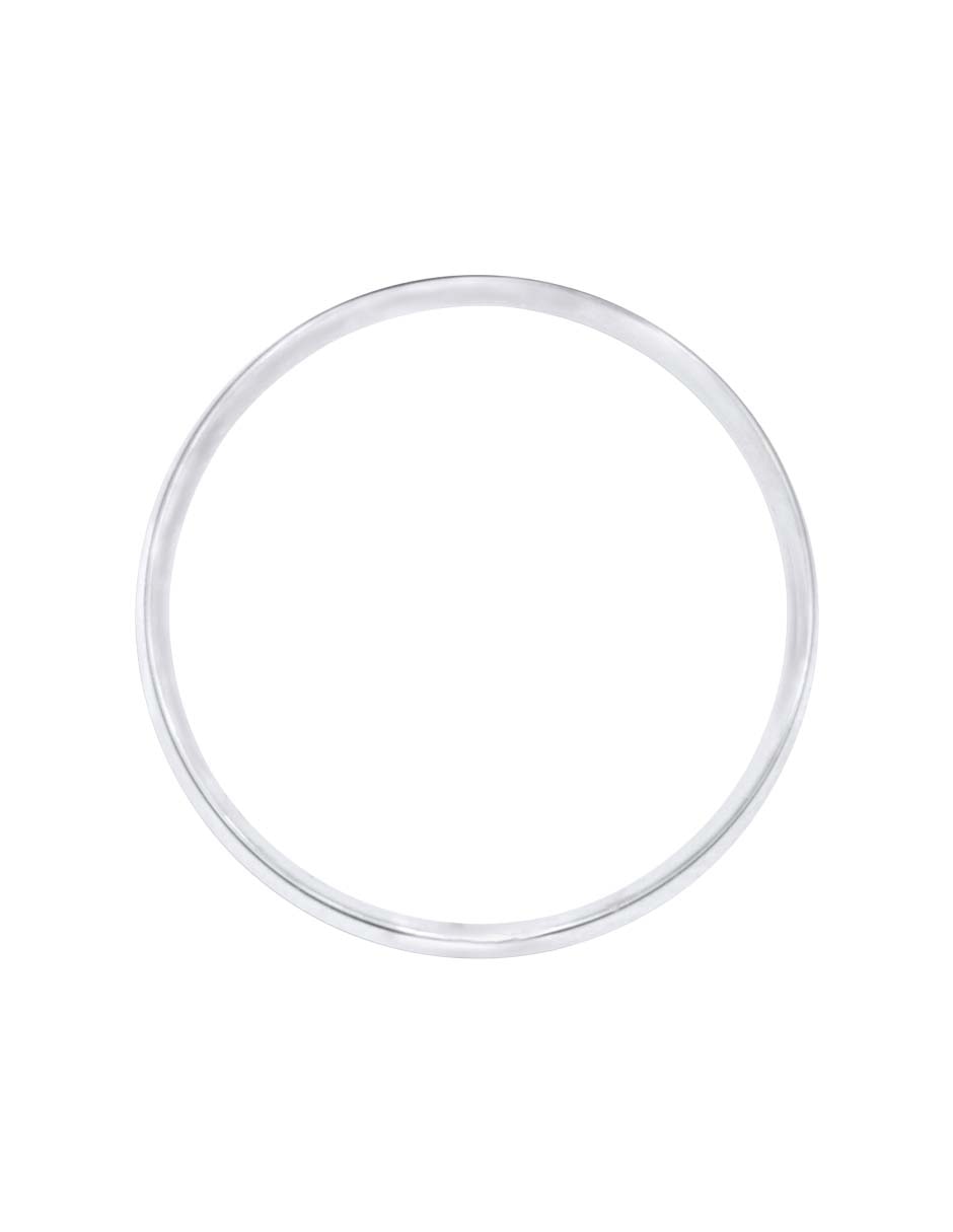 Argolla de oro blanco 14 k Essenza Georgina diamante 4