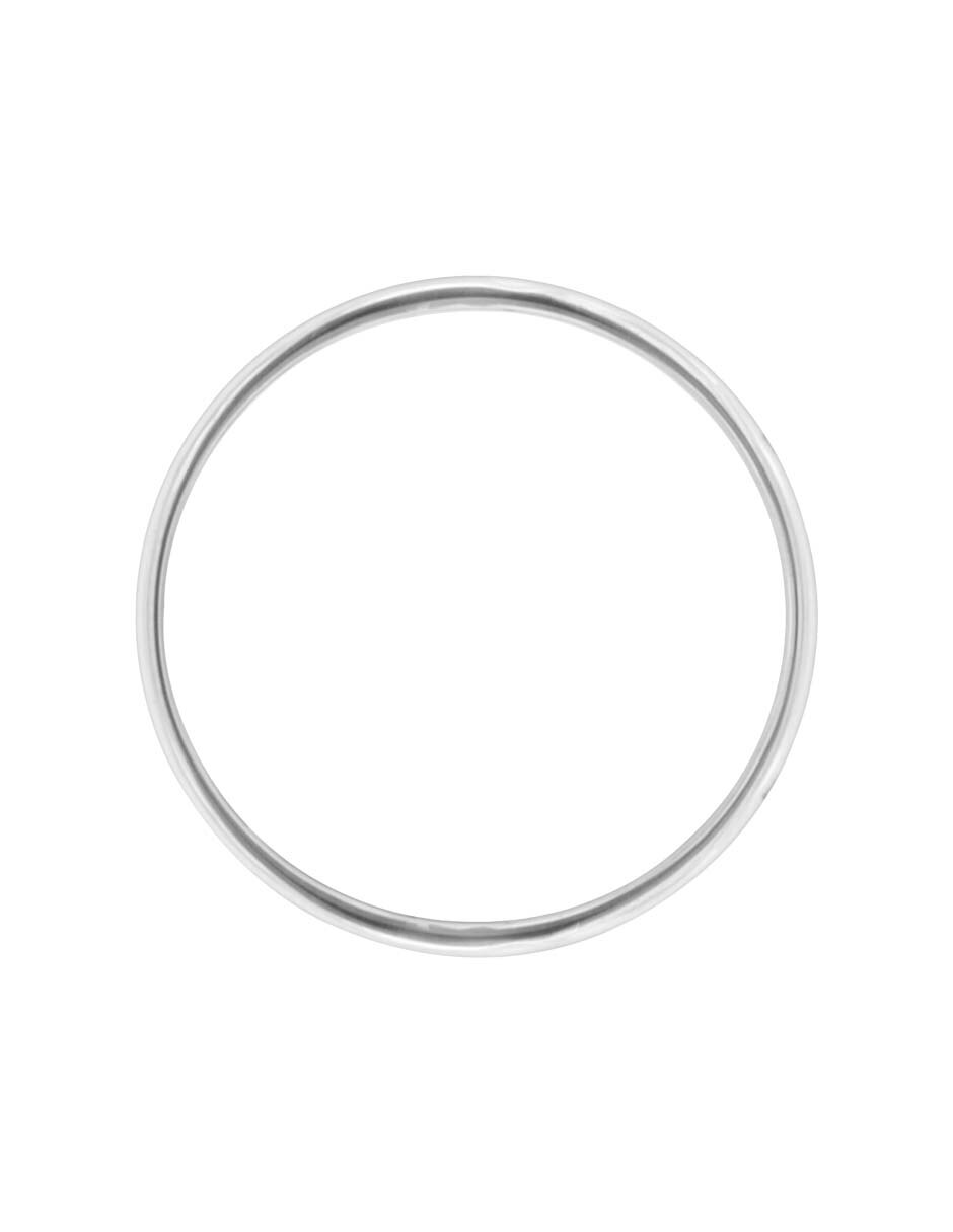 Argolla de oro blanco 14 k Essenza Rea diamante 5