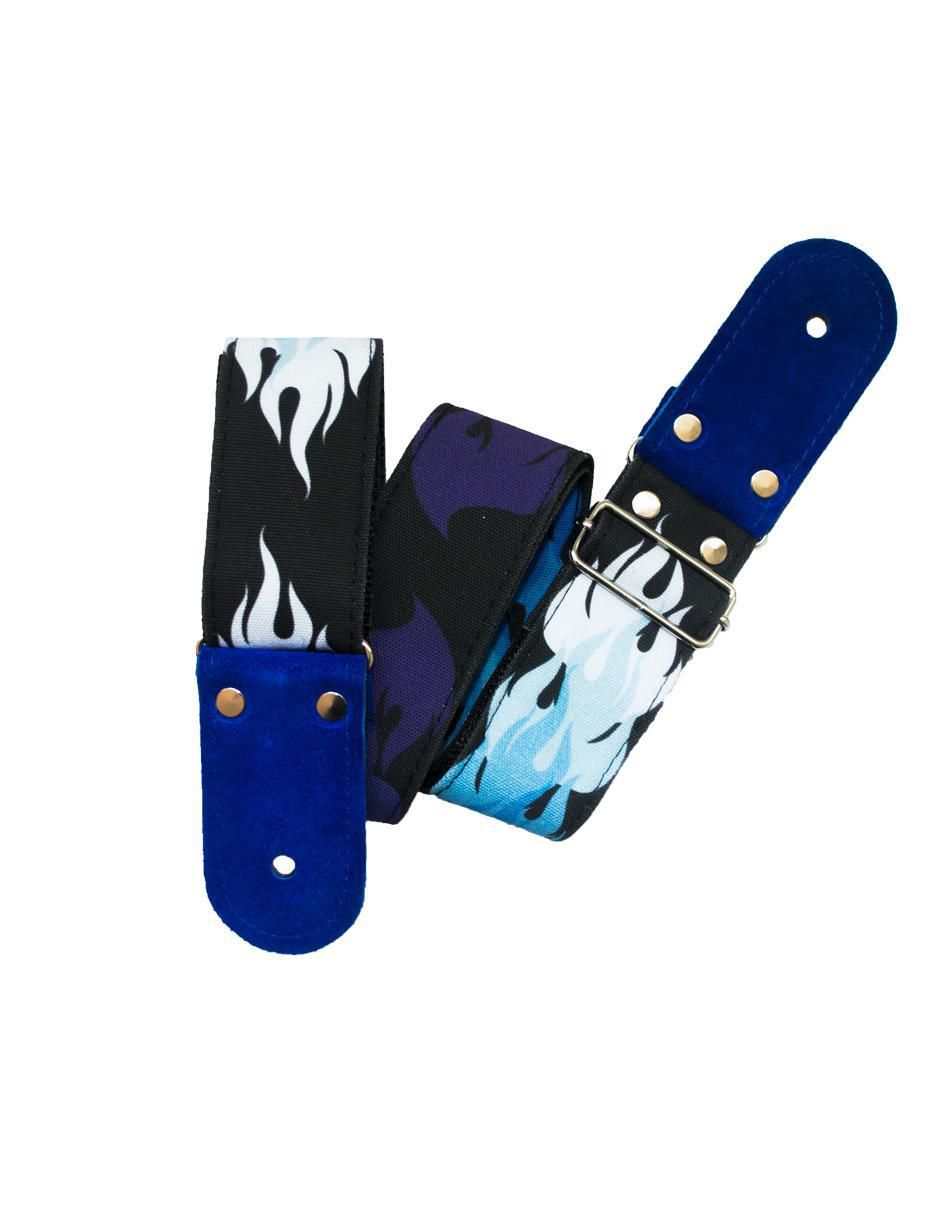 Correa para guitarra o bajo Flamas Correa para guitarra o bajo Flamas