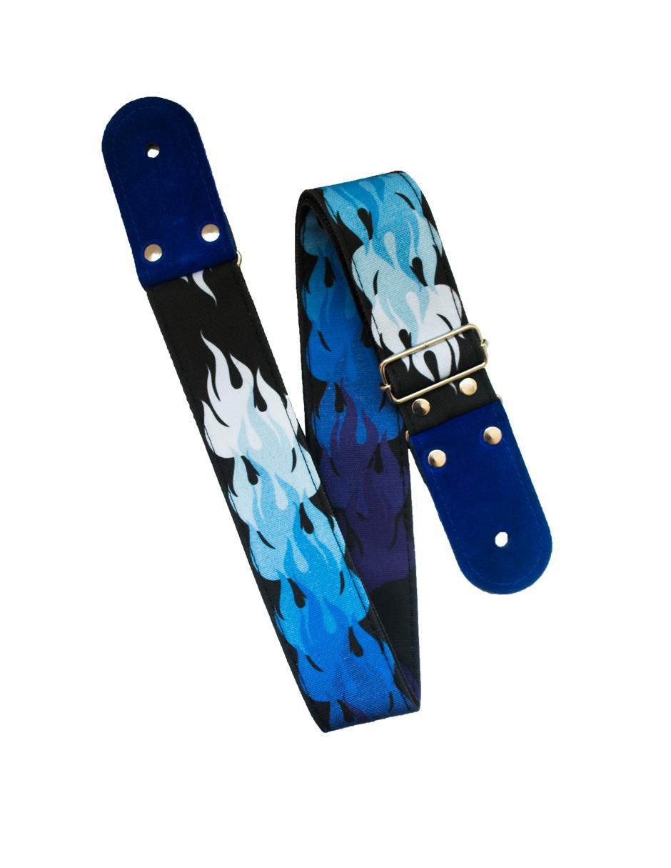 Correa para guitarra o bajo Kidam Flamas